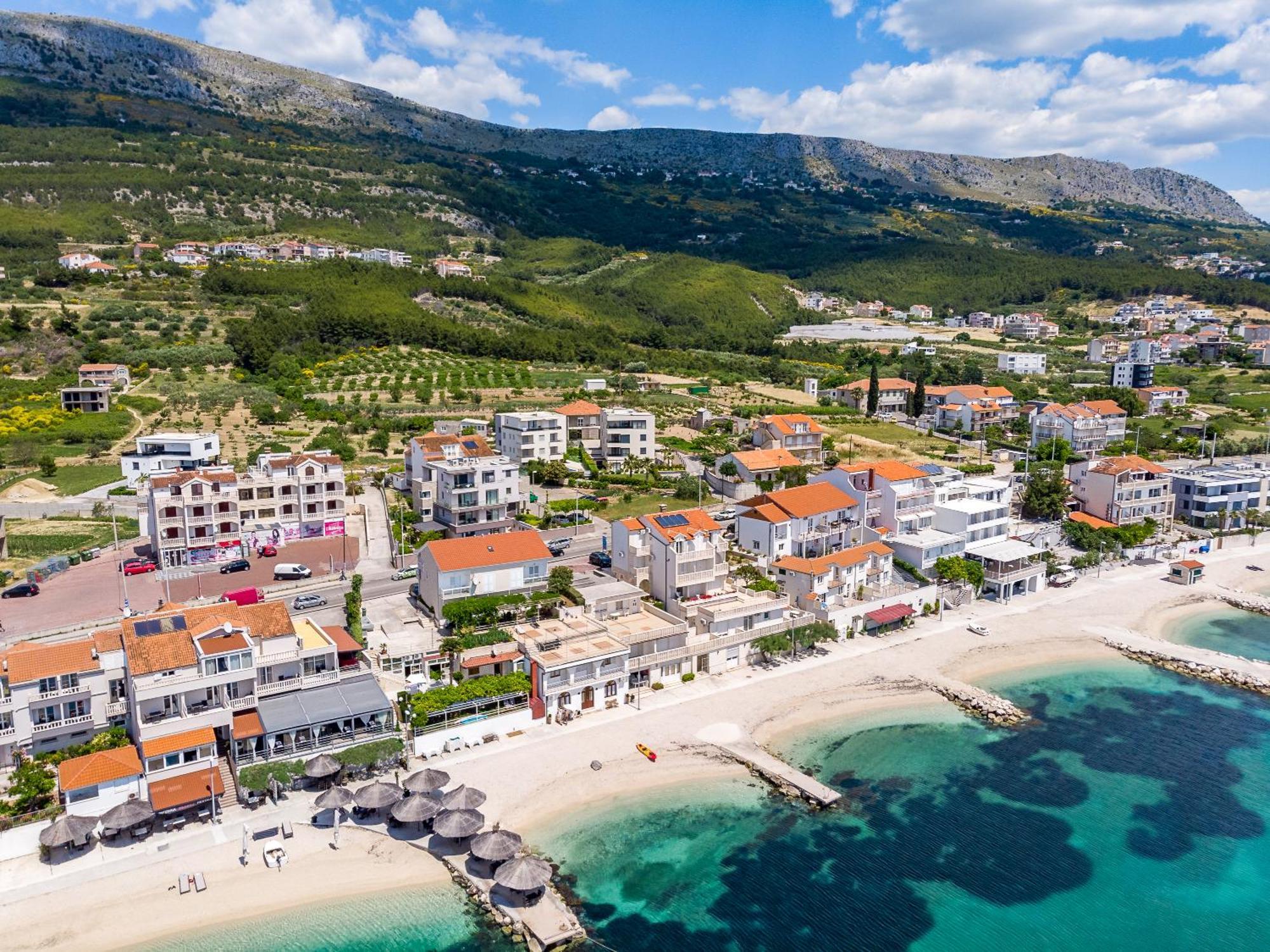 Seaside Ante Apartments Podstrana Bagian luar foto