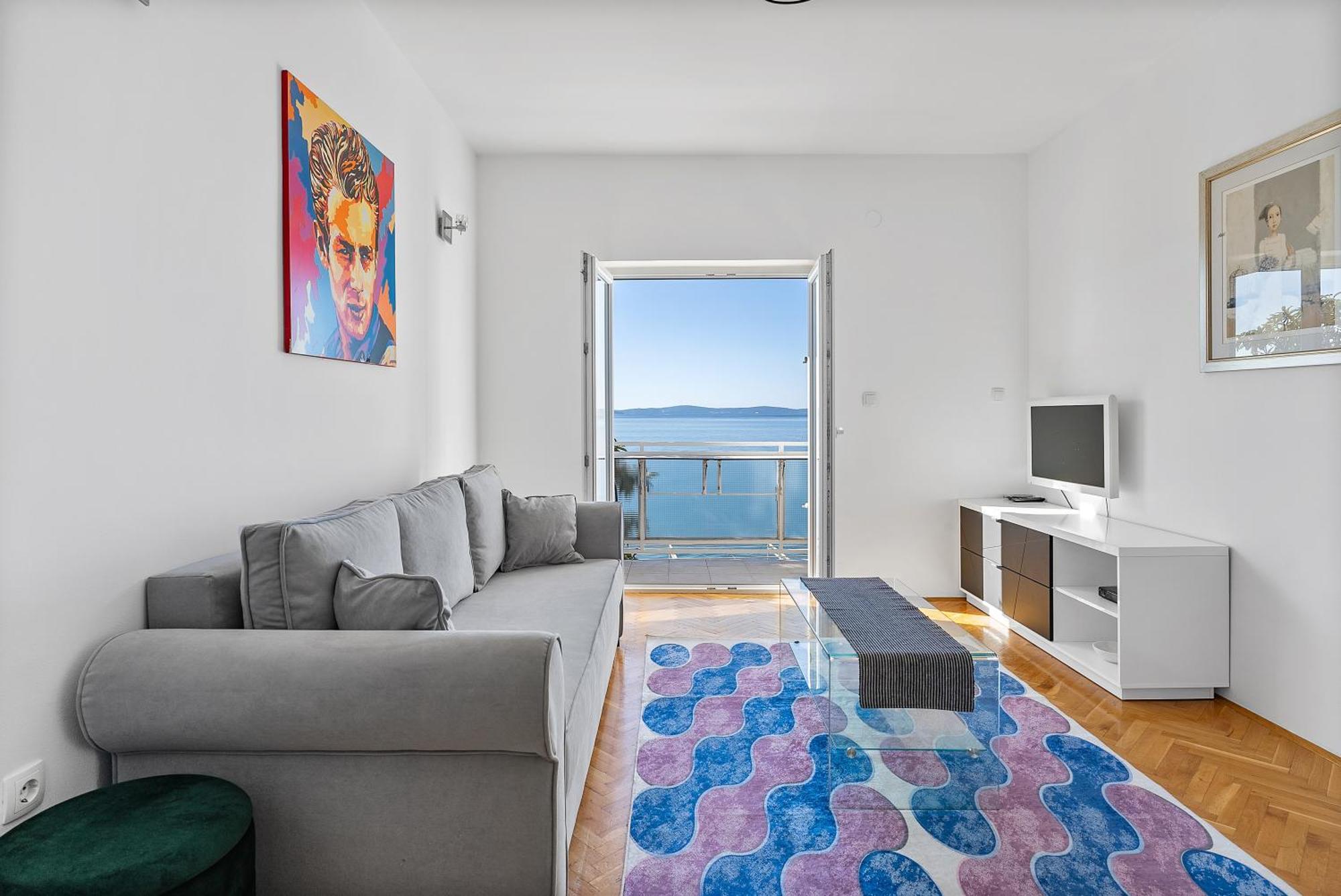Seaside Ante Apartments Podstrana Bagian luar foto