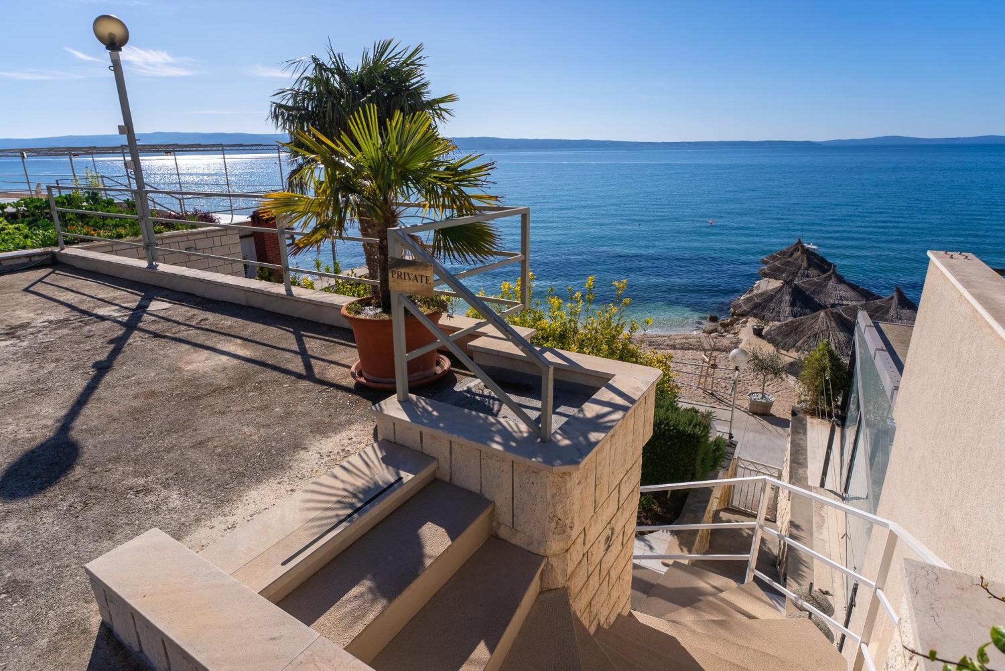 Seaside Ante Apartments Podstrana Bagian luar foto